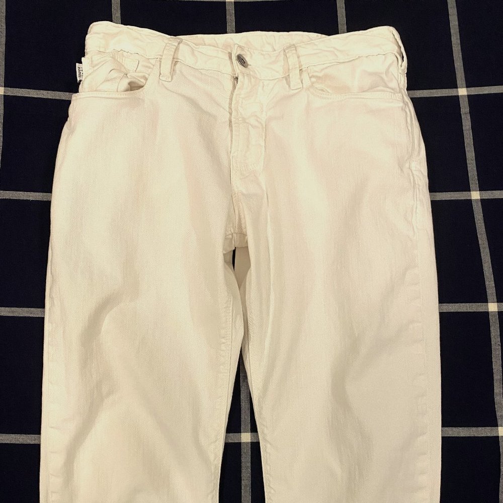 White Armani Jeans | Adult 29 Waist and 32L, No Stains